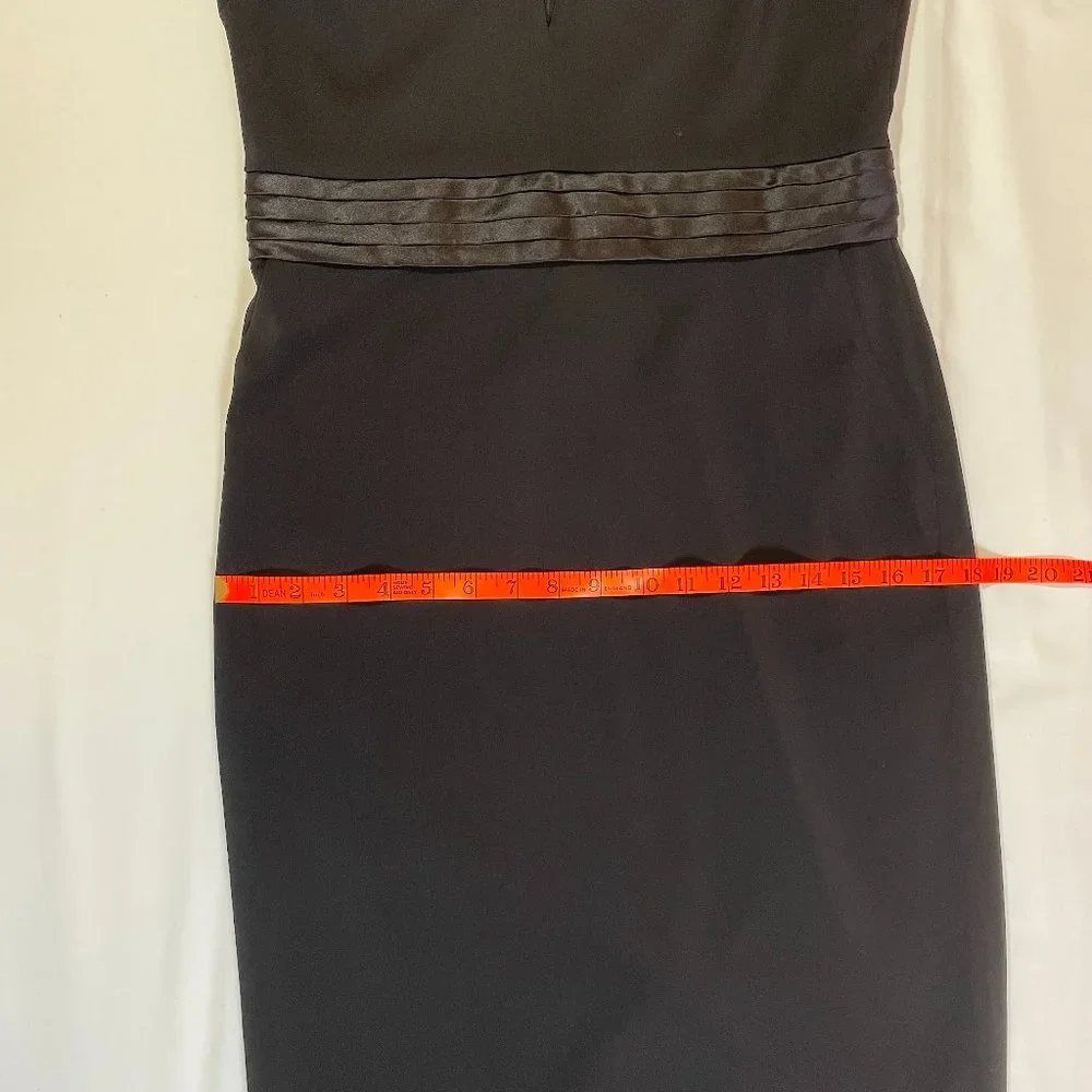 Badgley Mischka Black Formal Maxi Dress Size 8 Black Tie Party Gala Ball Evening - Picture 10 of 16